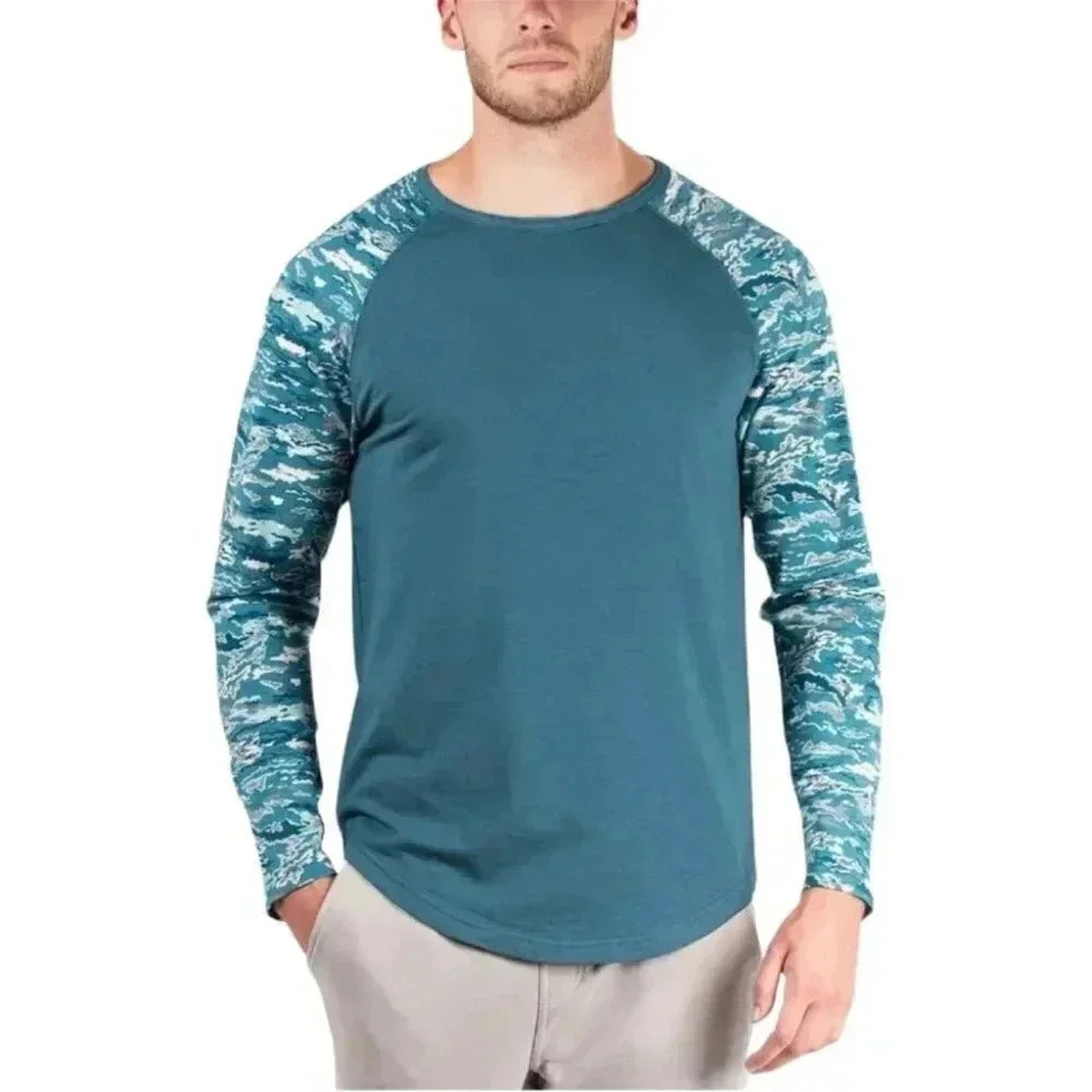 Natori Kaede Oceanic Crest Stargazer Crewneck Long Sleeve Mens T-Shirt Size XL